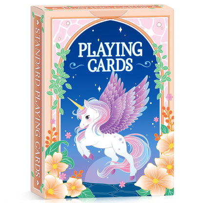 Playing Cards, Unicorn Playing Cards, Deck of Cards, Standard Themed Poker Cards Set for Card Games,Family Game Night,Magic,Blackjack,Themed Party