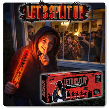 Let's Split Up - an Outrageous Horror Spoof Game | Ages 12+, 4-12 Players | Halloween Games for Teens | Horror Board Games Alternative | Outdoor Games