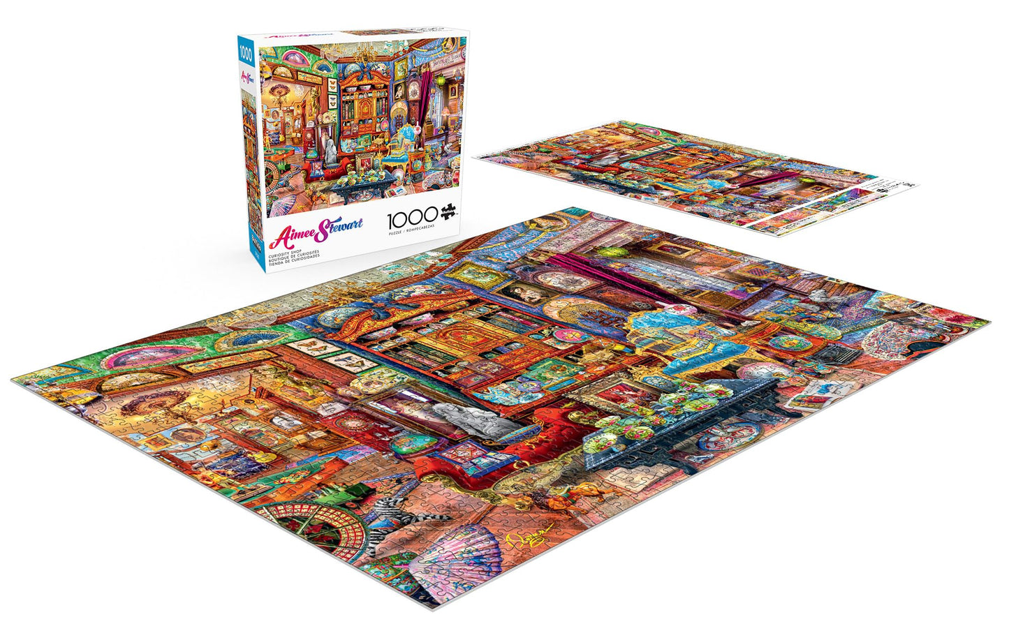 Buffalo Games - Aimee Stewart Curiosity Shop - 1000 Piece Puzzle for Adults