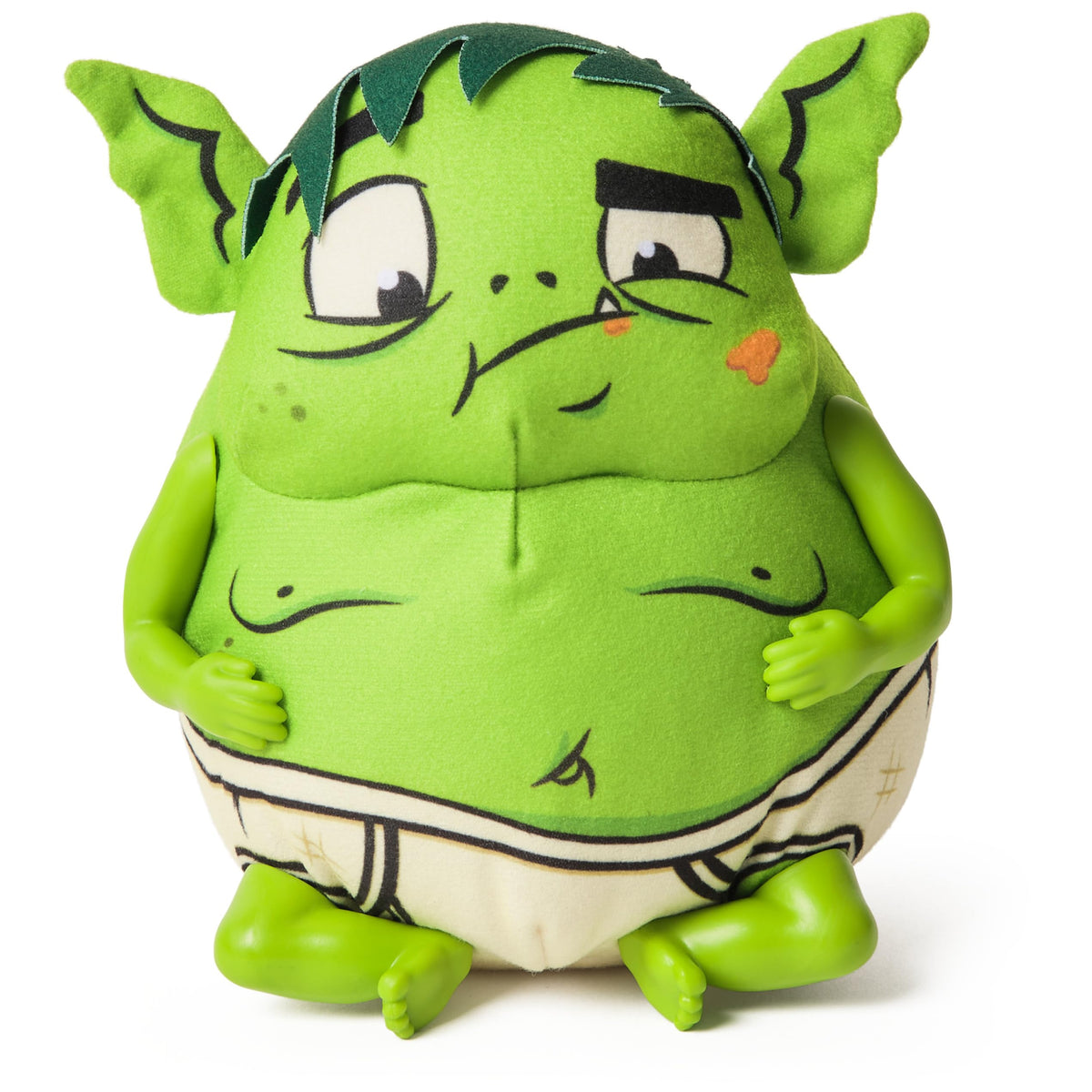 Spin Master Teen Titans Go! Belly Buster Beast Boy, Interactive Plush Toy