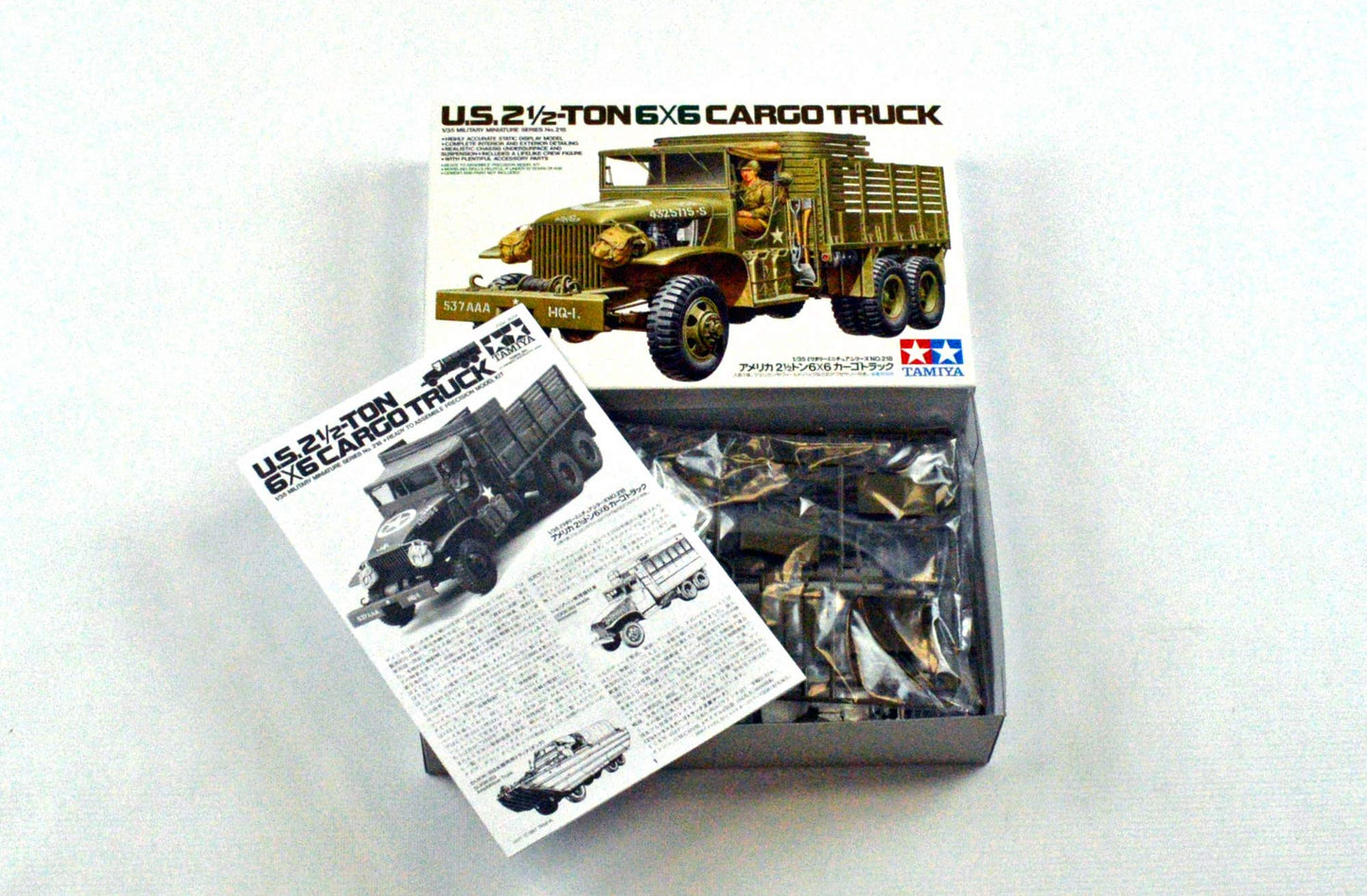 Tamiya 35218 1/35 US 2.5 Ton 6x6 Cargo Truck Plastic Model Kit