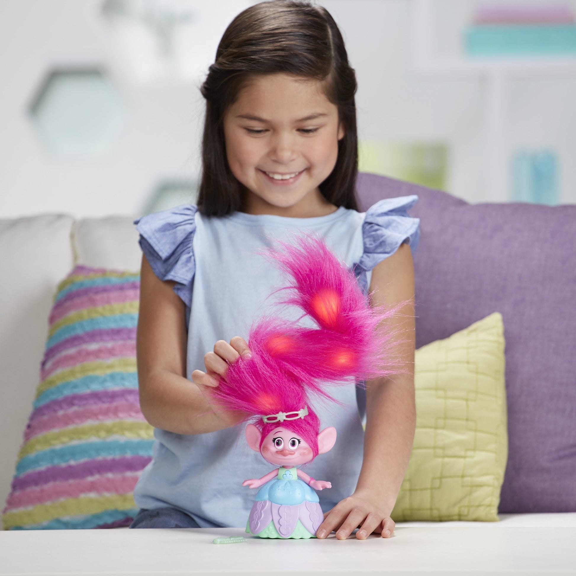 DreamWorks Trolls Hair in the Air Poppy, Multicolor, Model:C1305