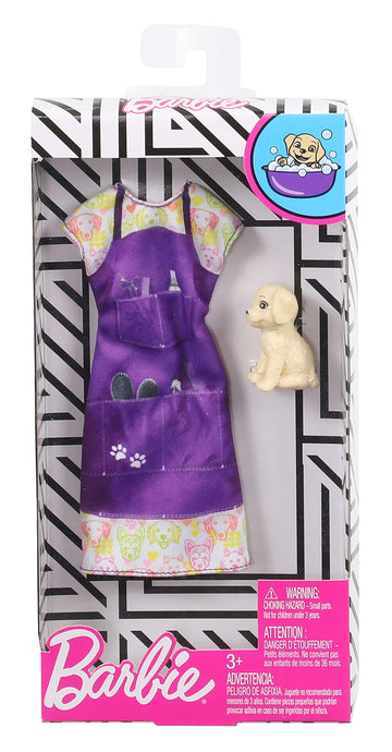 Barbie Clothes - Career Outfit Doll, Pet Groomer with Puppy