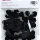 Cousin DIY Black 3/4 inch Poms, 45 Pack