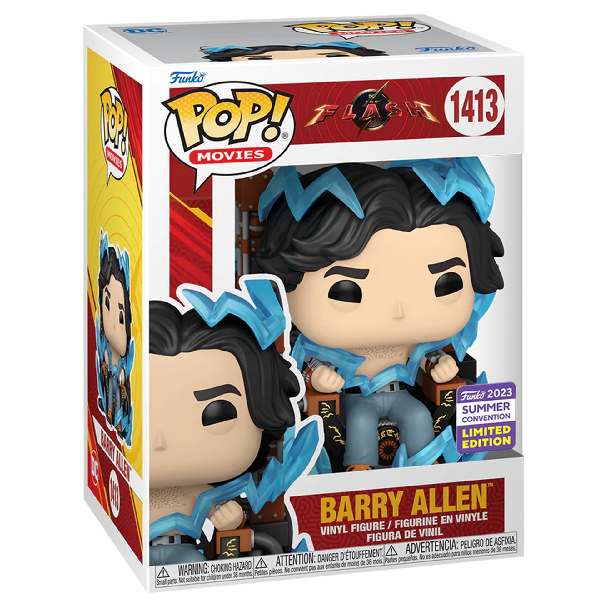 Funko Pop! DC Comic Heroes: Exclusive Vinyl Figure (Flash in Chair #1413)
