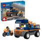 LEGO City Motorcycle Transporter Building Toy for Boys & Girls - Pretend Play Set for Preschool Kids, Ages 4+ - Flatbed Truck Toy W/2 Toy Motorcycles