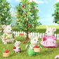 Li'l Woodzeez Handydandy Mice Family Set, 4 Figures and Storybook, Playsets