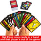 Mattel Games UNO Show ‘em No Mercy Card Game in Storage & Travel Tin for Kids, Adults & Family Night with Extra Cards, Special Rules & Tougher