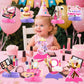 Little Miss Threenager Birthday Decorations: 9Pcs Little Miss Threenager Centerpieces Threenager Birthday Decorations Girl