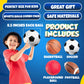PlayBolt Sports Balls for Kids & Toddlers Toys - (Pack of 4) 5-inch