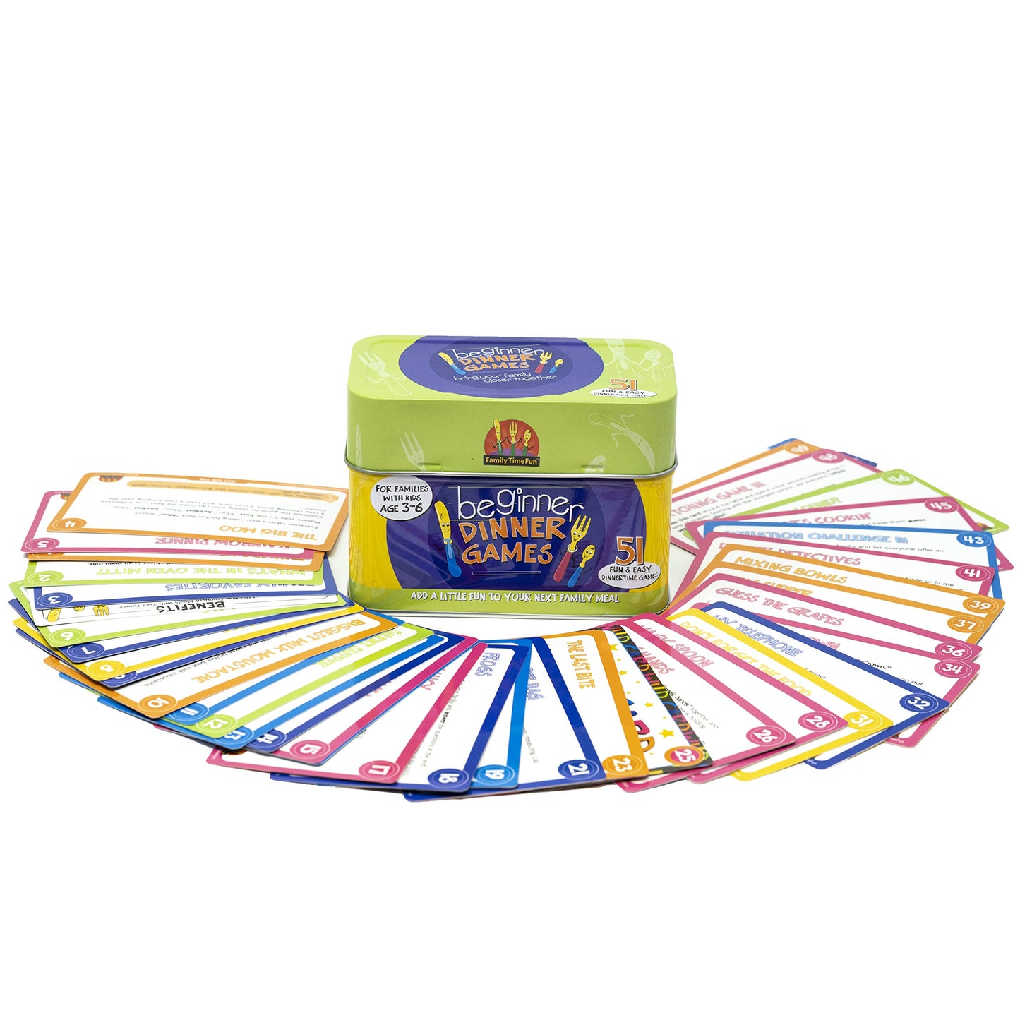 Continuum Games Beginner Dinner Games - Family Dinnertime Fun