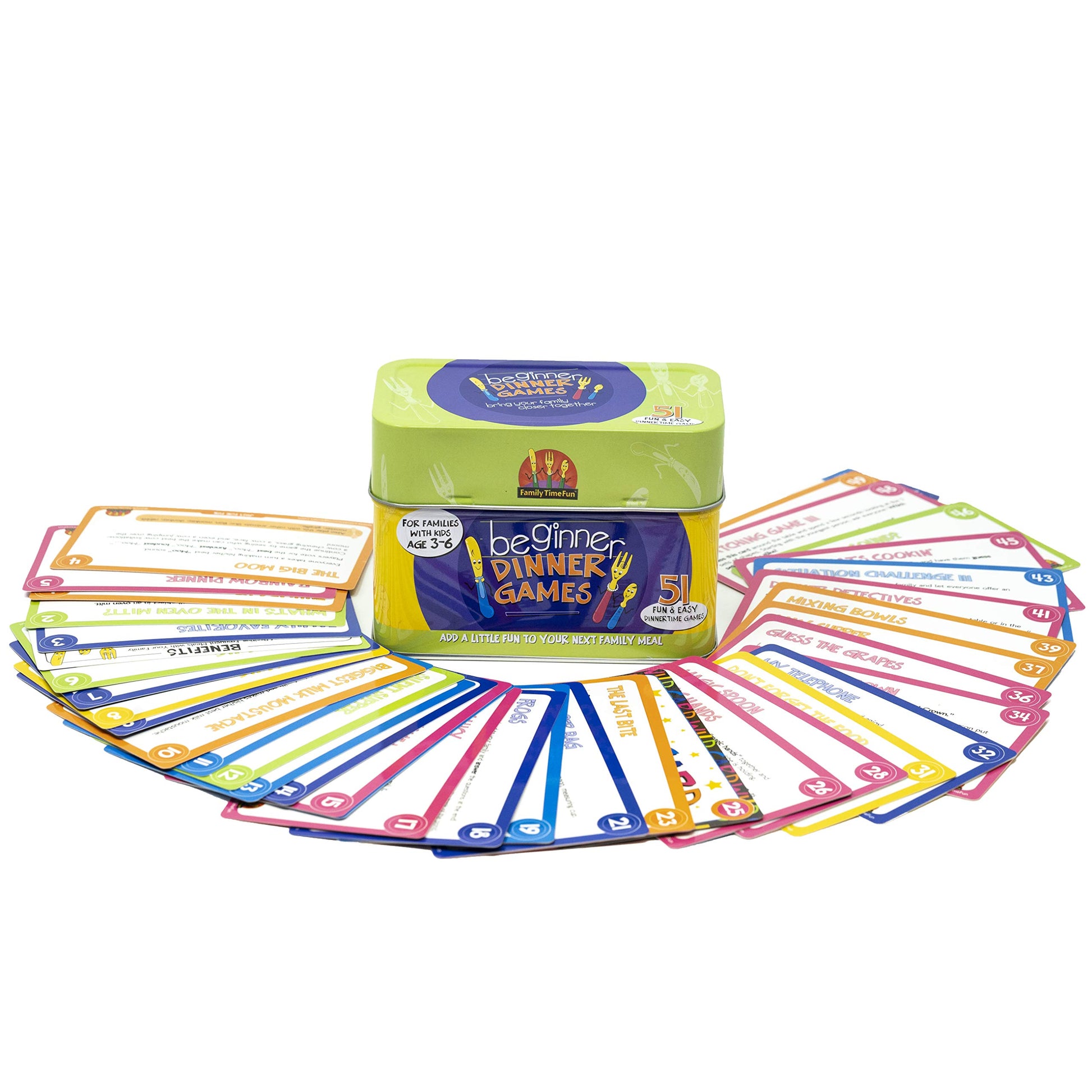 Continuum Games Beginner Dinner Games - Family Dinnertime Fun