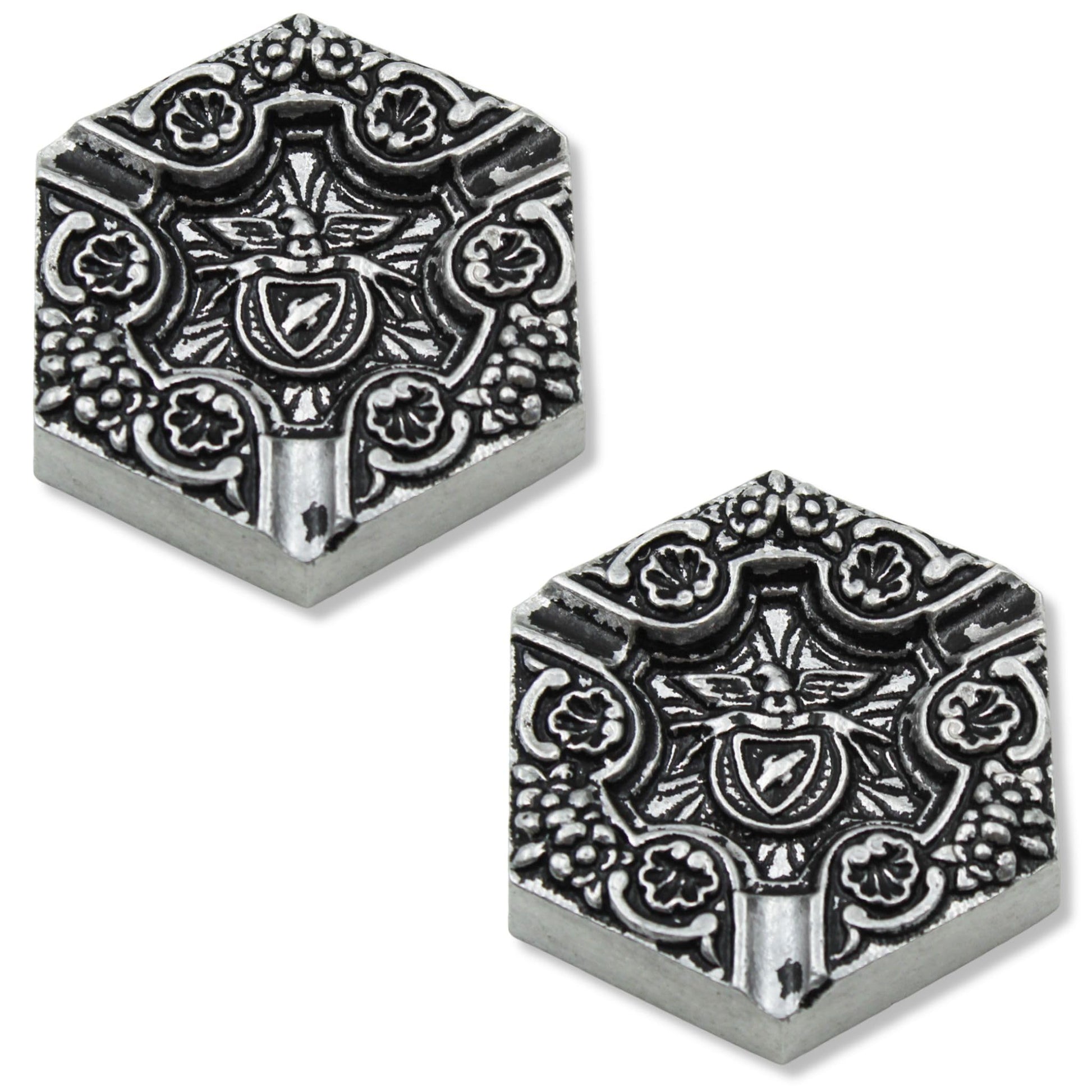 SL Benfica Stainless Steel Ashtray For Foosball Table - Set of 2