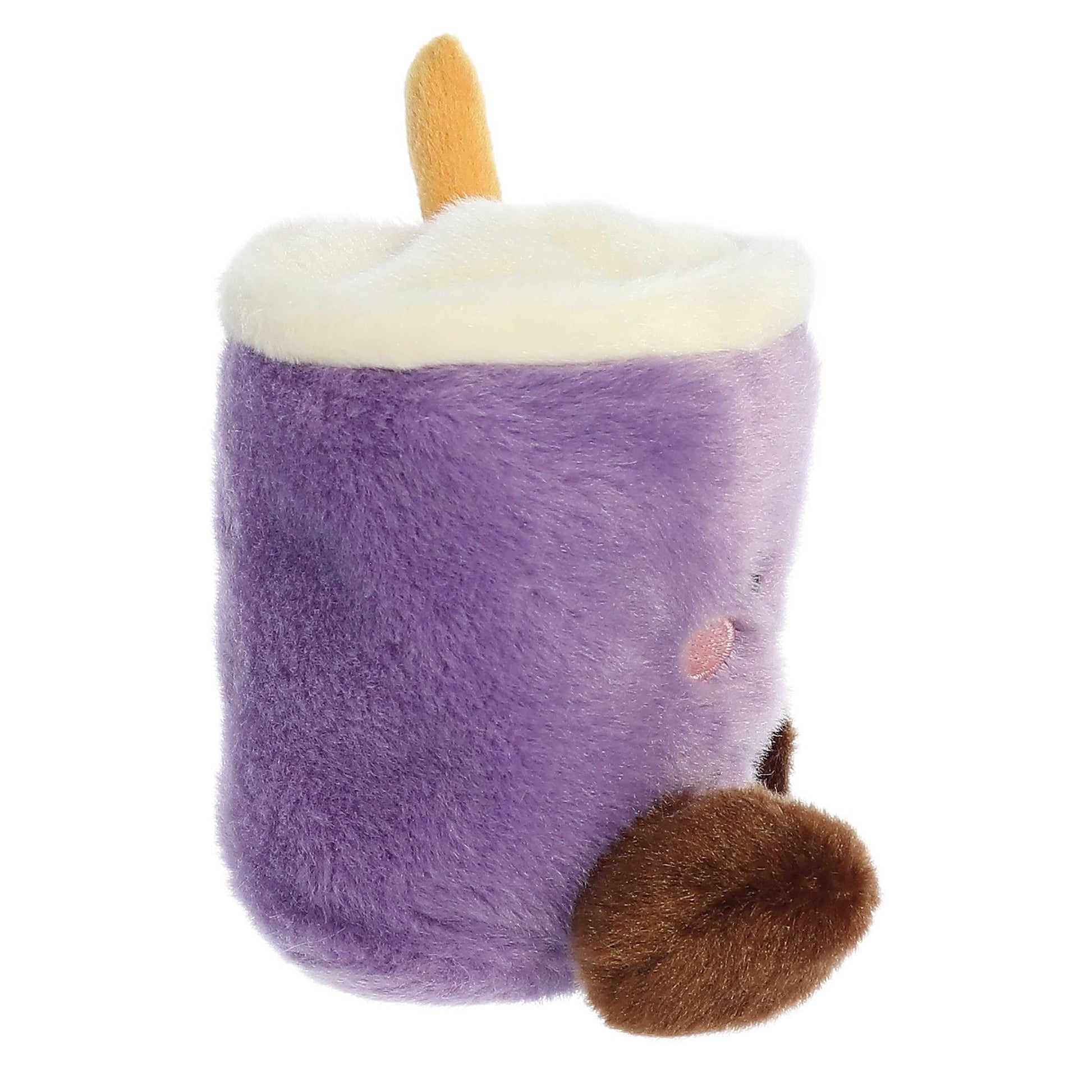 Aurora® Adorable Palm Pals™ Tart Taro Boba™ Stuffed Animal - Pocket-Sized Play - Collectable Fun - Purple 5 Inches