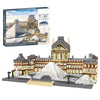CSNRHG Paris Louvre Museum Model Building Blocks Set Micro Bricks World Famous Architecture Educational Toys for Kids Adults 3377 Piece Birthday