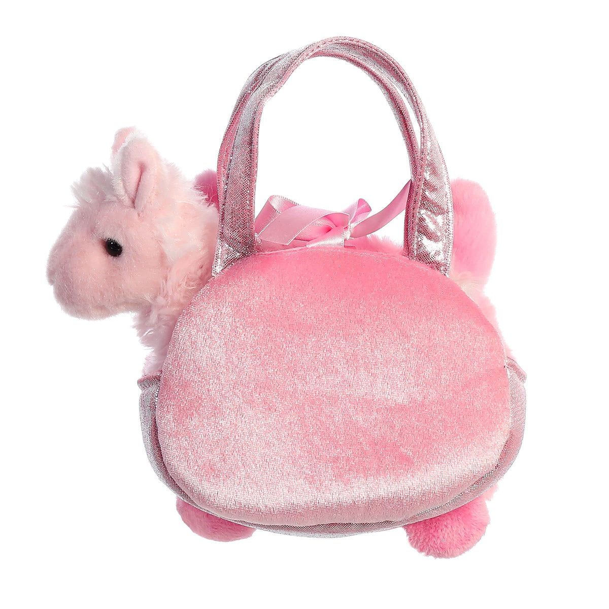 Aurora - Pet Carrier - 7" Bubblegum Llama