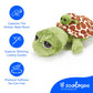 The Petting Zoo Mom and Baby Sea Turtle Stuffed Animal, Gifts for Kids, Pocketz Ocean Animals, Sea Turtle Plush Toy 12 inches