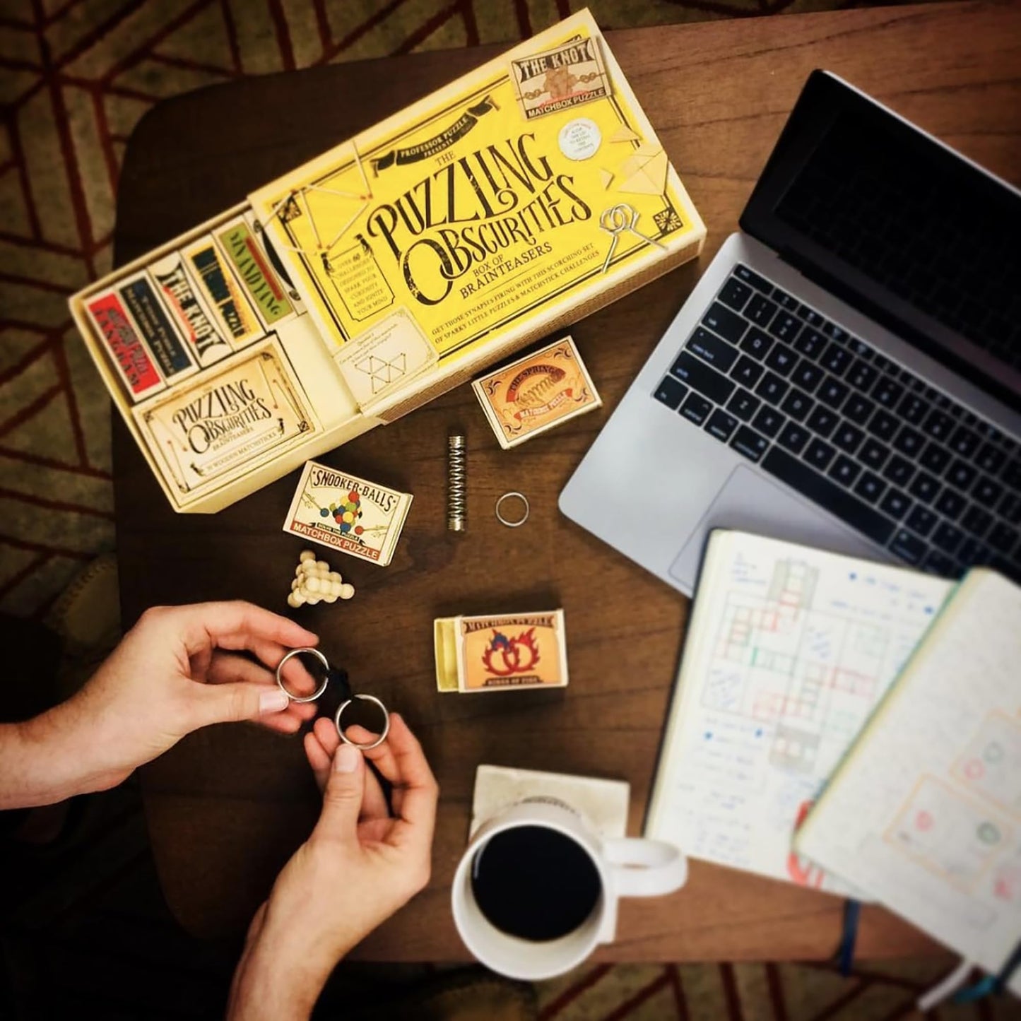 The Obscurities Box of Brain Teasers | 10 Matchbox Puzzles & 50 Challenges