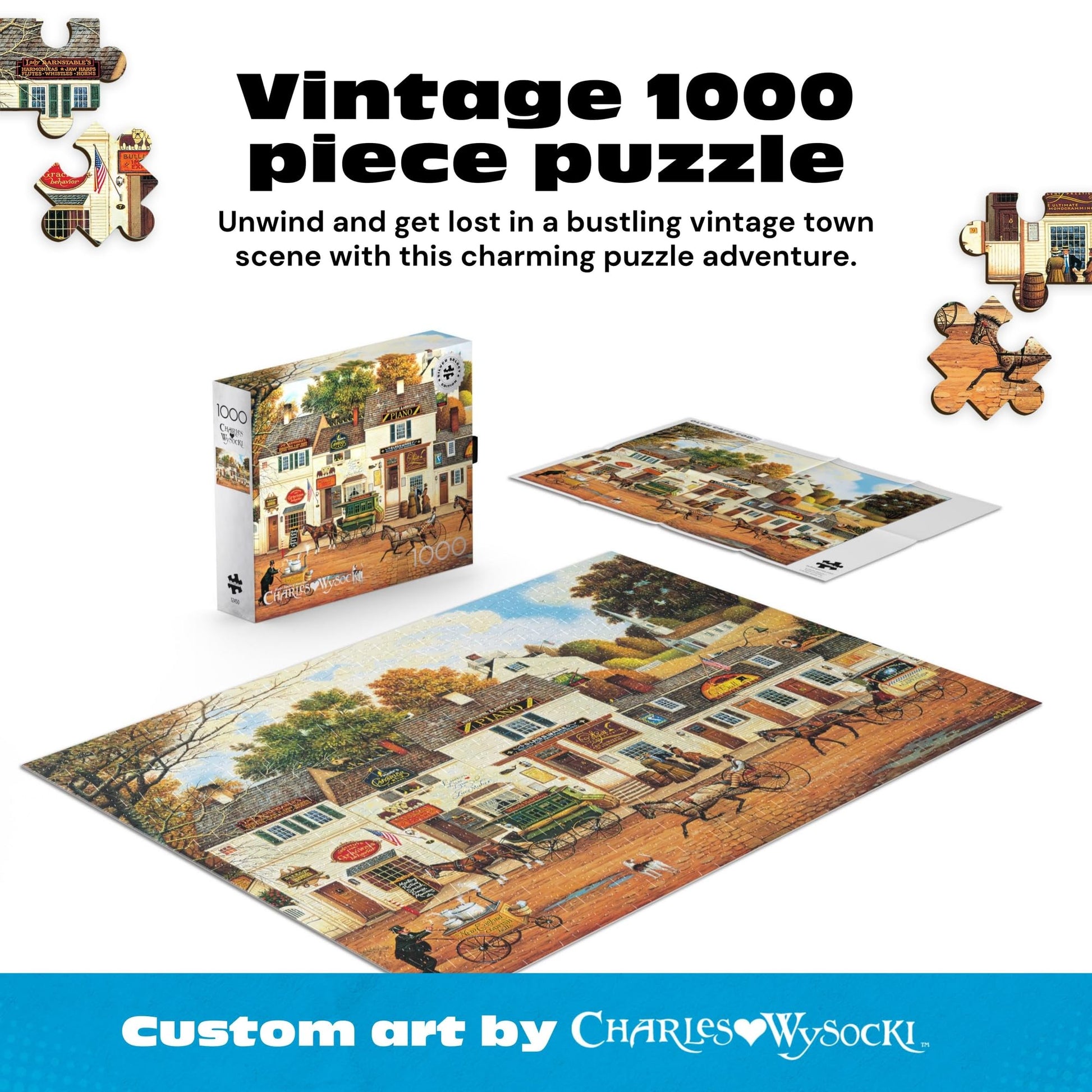 Buffalo Games - Charles Wysocki Olde Cape - 1000 Piece Puzzle for Adults