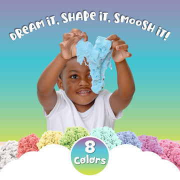 Chuckle & Roar Dream Sand Wheel - 8 Colors, Gluten-Free Sensory Sand for Kids 3+