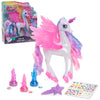 Shimmercorns Light Up Color Party, Light Up Unicorn, Girls Activity Set, 7 Pieces, Kids Toys for Ages 3 Up by Just Play
