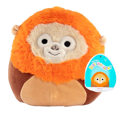Squishmallows 8" Robb The Orangutan - Official Kellytoy Plush - Cute and Soft Monkey Stuffed Animal Toy - Great Gift for Kids