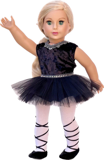 Black Swan - 3 Piece Outfit for 18 Inch Doll