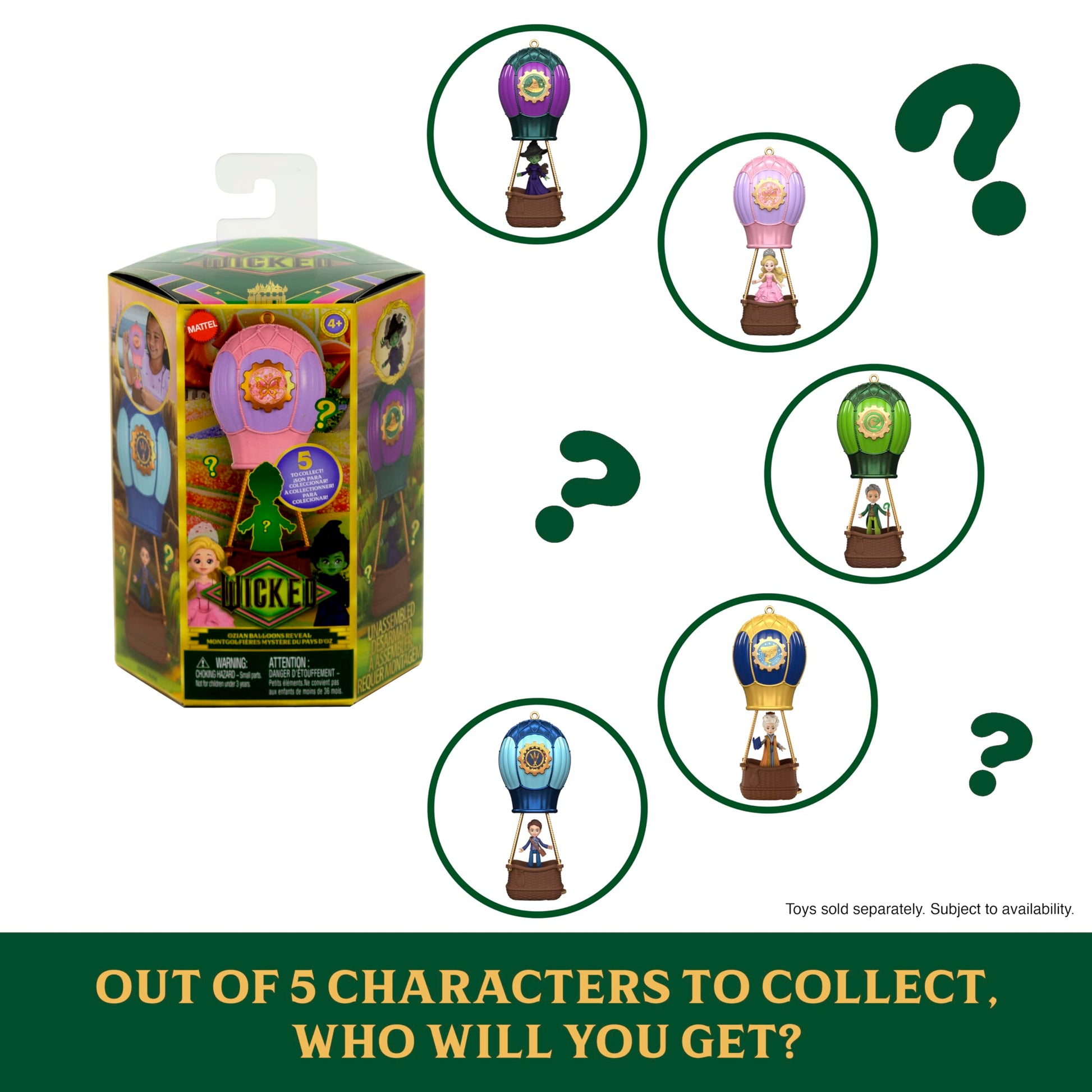 Mattel Universal Pictures’ Wicked Balloons Reveal (Styles May Vary)