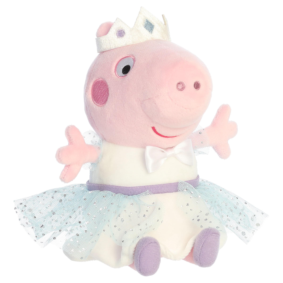 Aurora Peppa Pig 6.5" Peppa Pig Princess Playful Plush