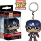 Funko Pocket Pop Keychain: Marvel - Avengers 2 - Cap America Action Figure