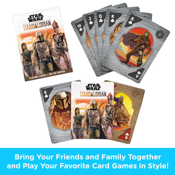 Star Wars Playing Cards - The Mandalorian Themed Deck of Cards for Your Favorite Card Games - Officially Licensed Star Wars Merchandise