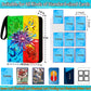 9 Pocket Card Binder for Cards, Trading Card Binder Fits 900 Cards with 50 Removable Sleeves, Zipper Card Holder Case Album Book for Boys Girls