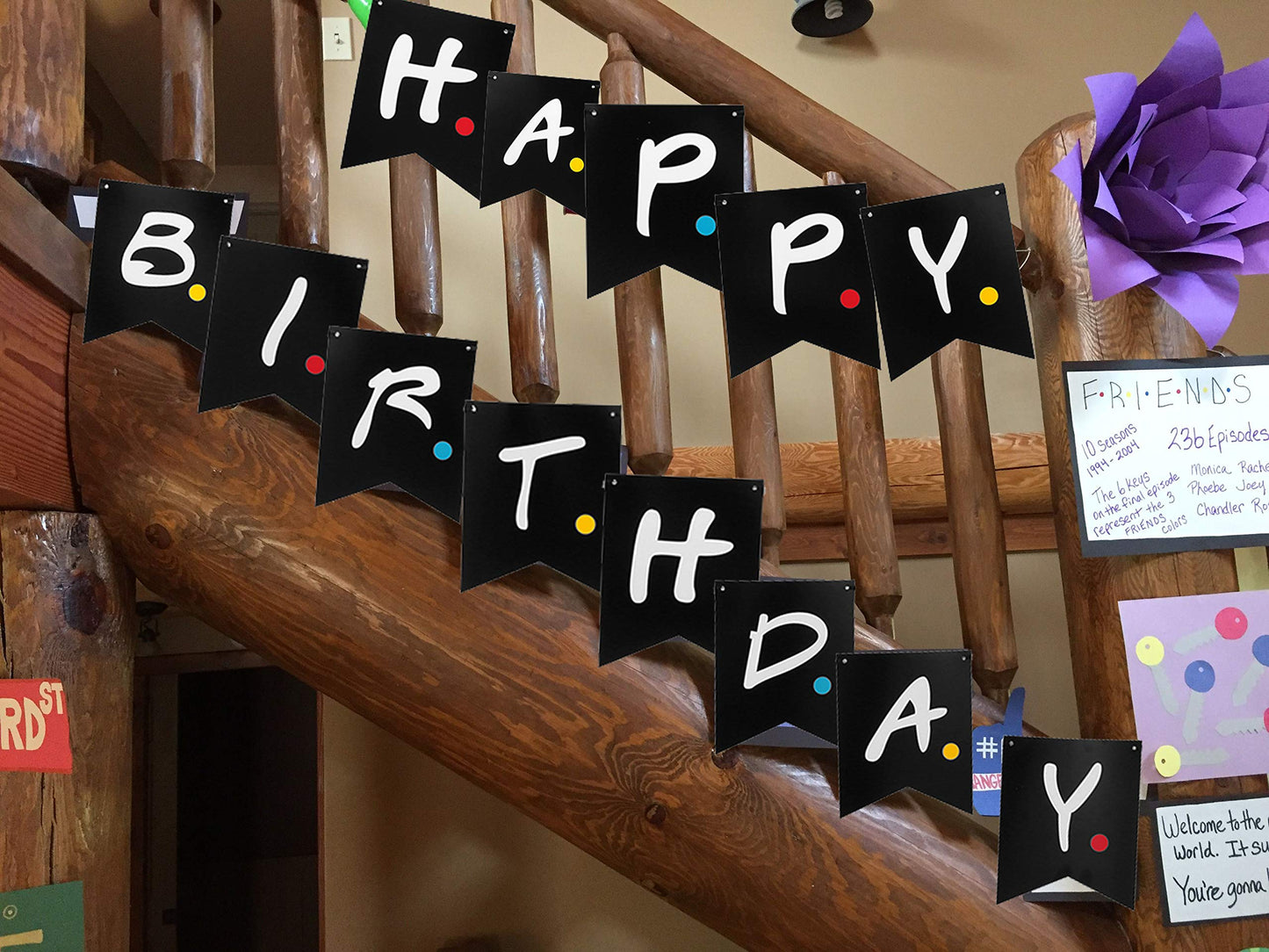 iFriends TV Series Happy Birthday Banner for Kids and Adults - iFriends Party Supplies Decorations, Pre-Assemble Banner Backdrop Decor for Birthday