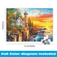 Buffalo Games - Rocky Cliff Lighthouse - 300 Large Piece Puzzle for Adults