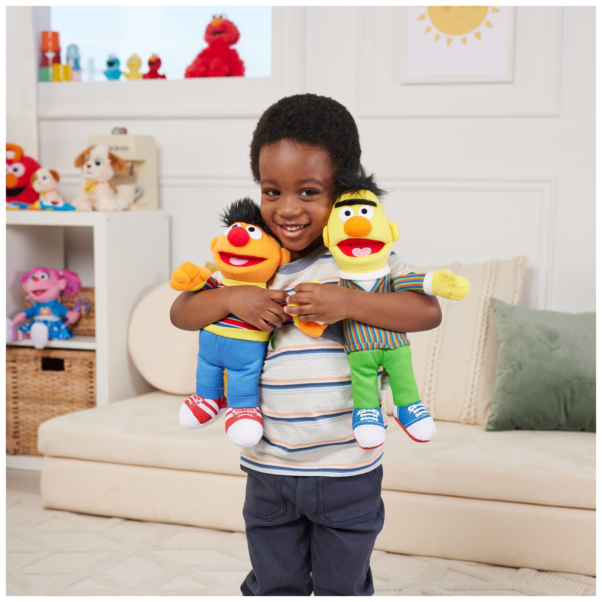 GUND Sesame Street Ernie 13.5-Inch Muppet Plush Toy for Ages 1+