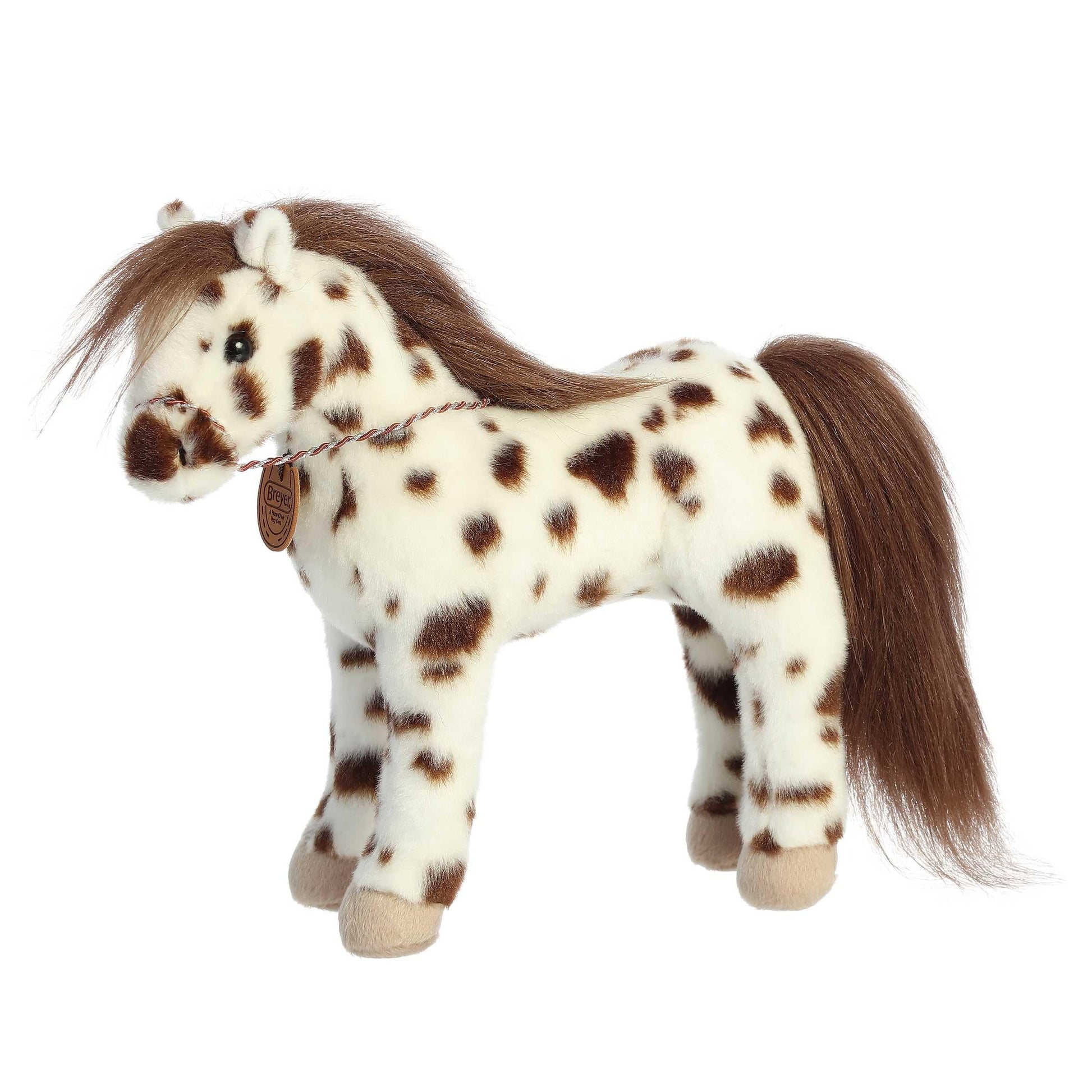 Aurora® Exquisite Breyer® Showstoppers Knabstrupper Stuffed Animal - Realistic Detailing for Imaginative Play - Perfect for Kids, Adults, and Any