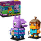 LEGO Fortnite BrickHeadz Supply Llama & Fishstick 40881 - 300-Piece Video Game Building Set with Pickaxe Accessory, Collectible Gamer Decor Gift for