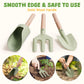 ROBOTIME Kids Gardening Tools, 17 PCS Toddler Gardening Set, Children's Gardening Tools, Metal Kids Gardening Set All in One Kit, Gardening Tools