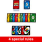 Mattel Games UNO Show ‘em No Mercy Card Game in Storage & Travel Tin for Kids, Adults & Family Night with Extra Cards, Special Rules & Tougher