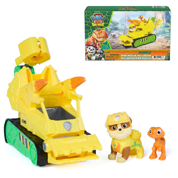 PAW Patrol The Dino Movie Rubble Dino Rescue Bulldozer Toy Truck