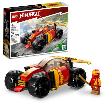 LEGO NINJAGO Kai's Ninja Race Car EVO 71780, 20in1 Racing Car Building Toy Set, Kids Can Build a Off Road Vehicle and Racing Car, Ninja Mini Figure