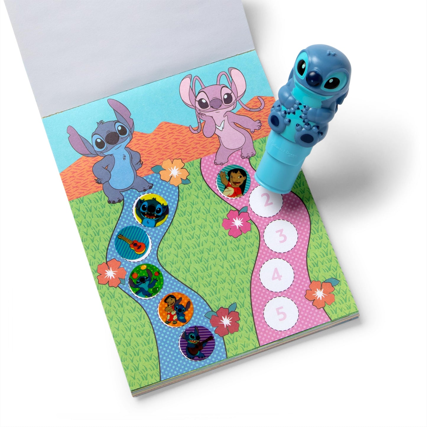 Melissa & Doug Sticker Wow! Disney Stitch Stamper & Activity Pad Toy