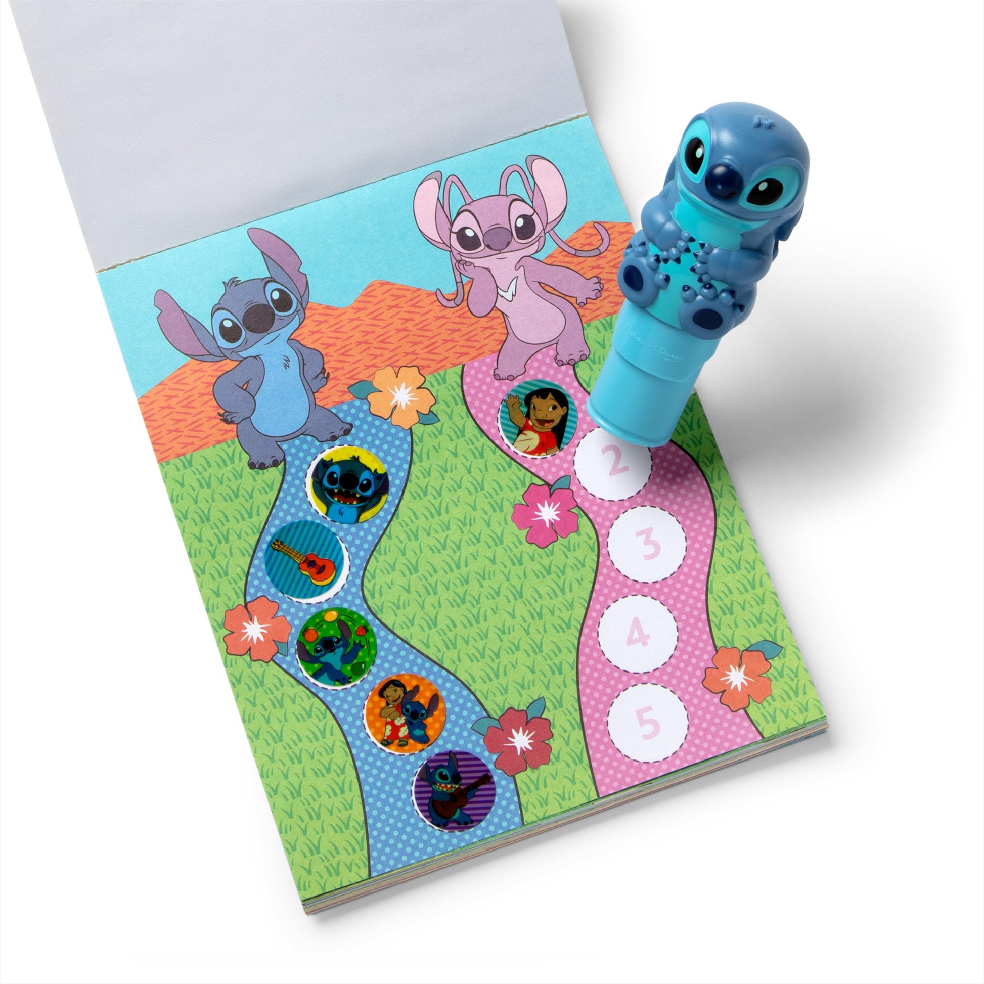 Melissa & Doug Sticker Wow! Disney Stitch Stamper & Activity Pad Toy