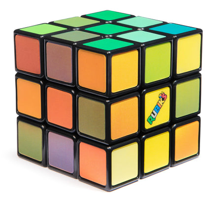 Rubik's - Rubik Cube 3X3 Impossible - Puzzle Game - 3x3 Rubik's Cube of Advanced Difficulty - 1 Color Changing Magic Cube to Challenge the Mind