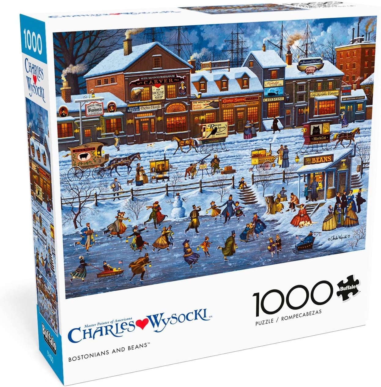 Buffalo Games - Charles Wysocki Bostonians and Beans - 1000 Piece Puzzle