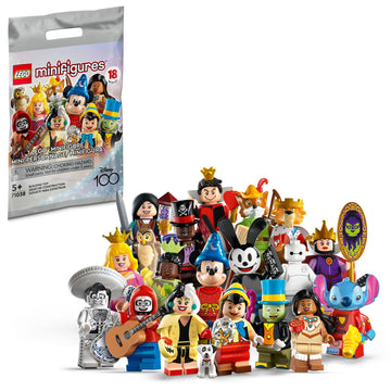 LEGO Minifigures Disney 100 71038, Limited Edition Collectible Figures for Disney 100 Celebration, Gift to Encourage Kids Ages 5+ to Enjoy Independent