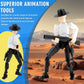 Deeplus Titan 13 Action Figure, Cowboy Already Assembled 13 Dummy 13 Action Figures for Boys, 2-Pack Cowboy 5.4 inches T Lucky Robot 13 Action Figure