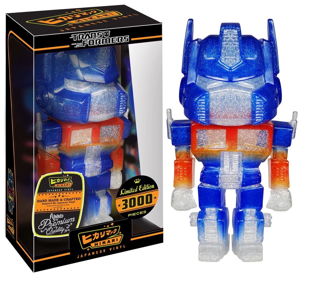 Funko Hikari: Transformers - Optimus Prime Clear Glitter