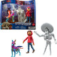Mattel Disney Pixar Coco Storyteller Action Figure Remember Me Pack, Authentic Posable Movie Toys at 4-Inch Scale, Miguel, Ernesto, Dog Dante