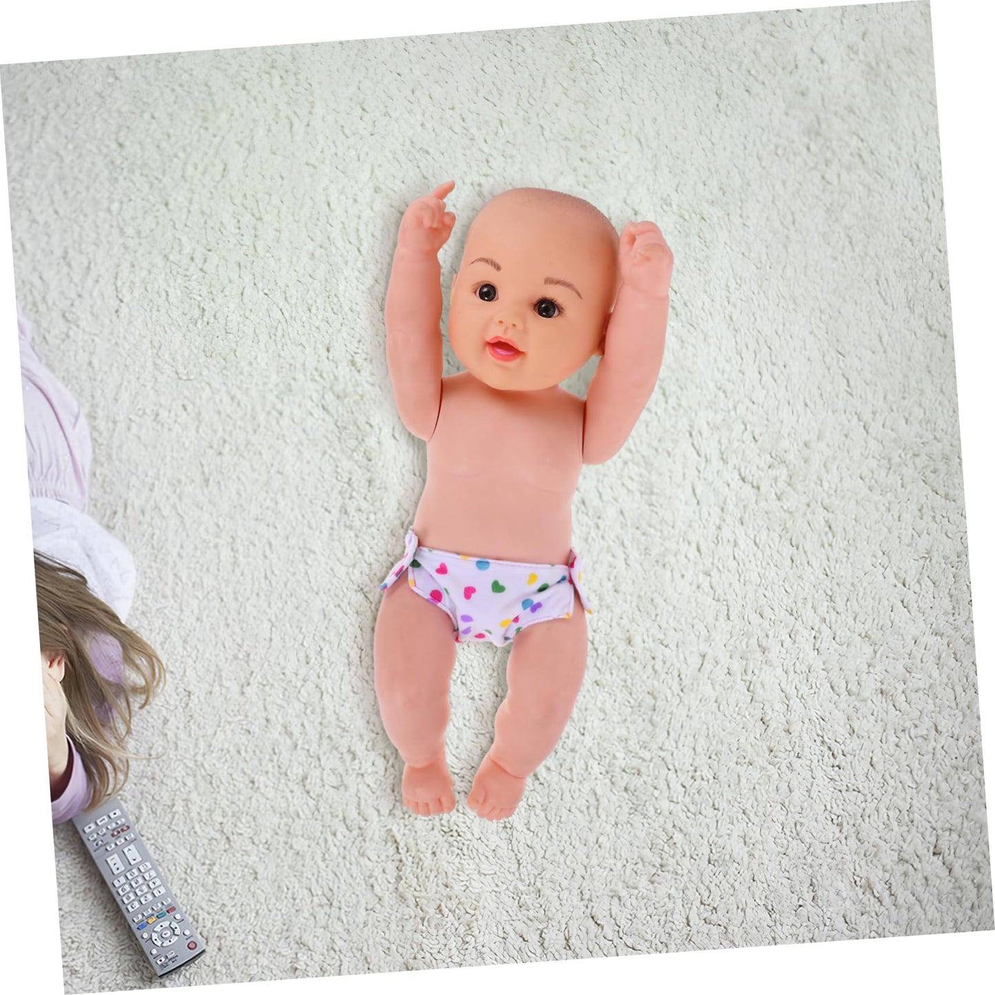 Tomaibaby Doll Clothes 2pcs Diapers, Adjustable Underwear Reusable Diapers for 14-18 Inch Baby Dolls